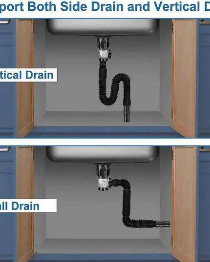 Innovative Flexible Drain Pipe System for Kitchen and Bathroom Solutions