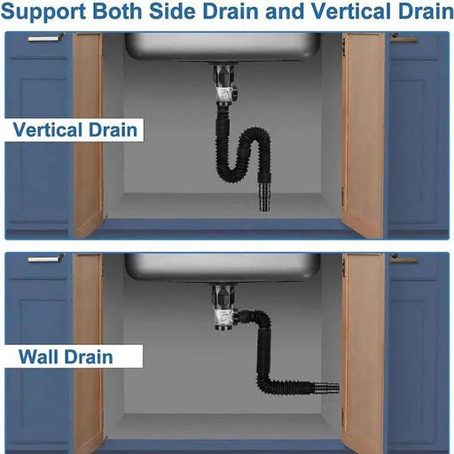 Innovative Flexible Drain Pipe System for Kitchen and Bathroom Solutions