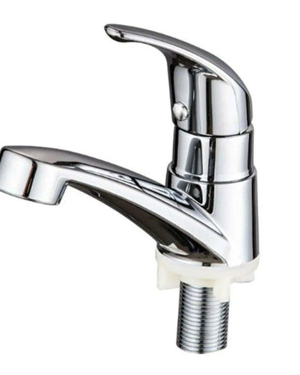 Sleek Chrome Single Handle Bathroom Faucet with Drip-Free Ceramic Cartridge