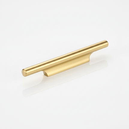 Solid Brass Cabinet Pull — Minimalist Handle for Wardrobes, Kitchens & Wine Cabinets