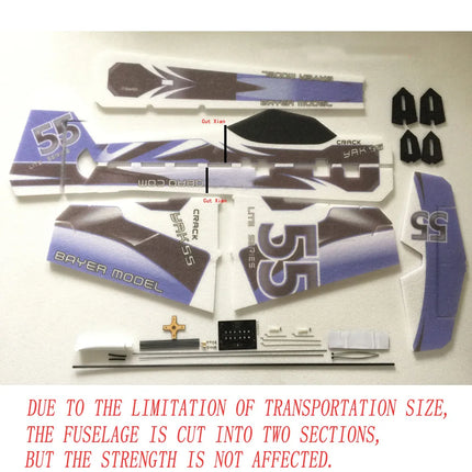 TINY HAND EPP Yak55 800mm RC Plane - 3D Aerobatic Foam Aircraft