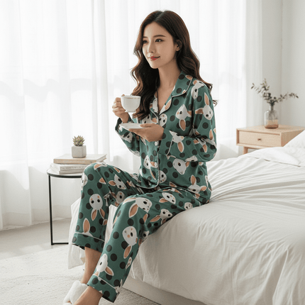 Chic Comfort Women’s Sleepwear Ensemble – Soft Pajama Set