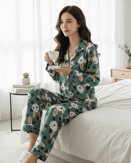 Chic Comfort Women’s Sleepwear Ensemble – Soft Pajama Set