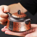 Elegant Purple Clay Tea Infuser Teapot - Ideal for Cozy Tea Gatherings