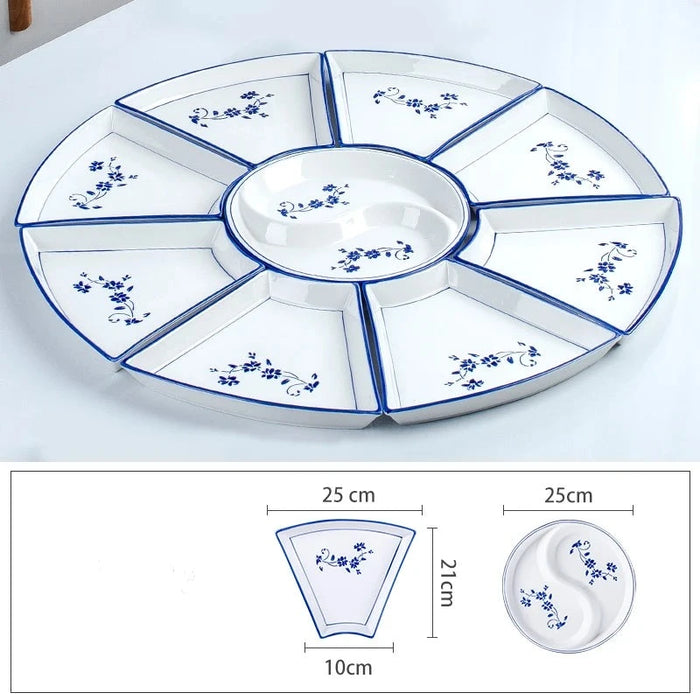 Elegant Ceramic Tableware Set for Festive Gatherings