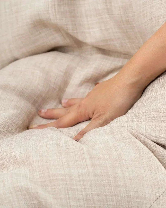 Luxurious 360° Swivel Wicker Papasan Chair with Plush Cushion and Metal Frame