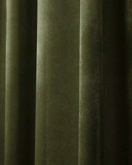 Olive Green Herringbone Luxe Blackout Drapes for Elegant Homes