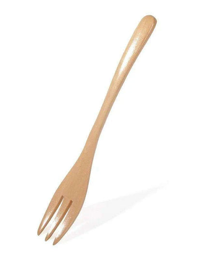 Elegant Bamboo Fork for Fruits, Desserts, and Salads - Japanese Style Kitchen Utensil