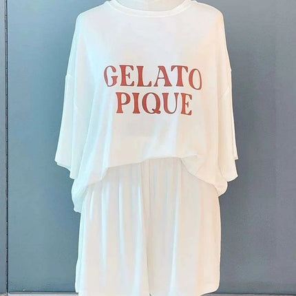 Ladies Stylish Modal Pajama Set - Cozy Summer Shorts Sleepwear for Relaxation