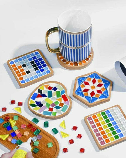 Bamboo Serenity: Chic Bathroom Storage Set with Coaster