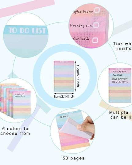 Kawaii-Inspired Colorful Sticky Note Collection for Whimsical Organization
