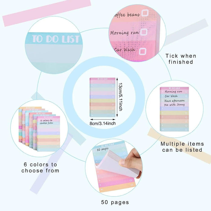 Kawaii-Inspired Colorful Sticky Note Collection for Whimsical Organization