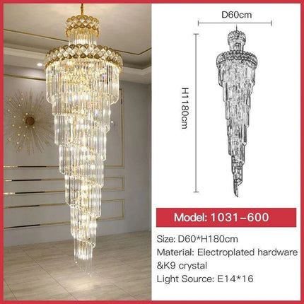 Opulent Crystal Chandelier - Chic Lighting Solution