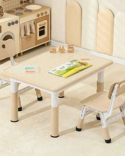 Adjustable Toddler Activity Table and Chair Set for Kids Aged 3-8