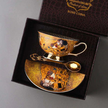 Exquisite Egyptian-Inspired Vintage Tea Set for Elegant Entertaining Moments