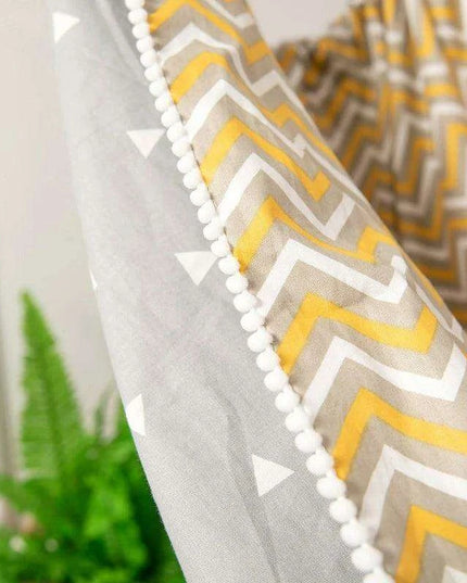 Cozy Cotton Kids' Hanging Hammock Swing - Trendy Indoor-Outdoor Chair