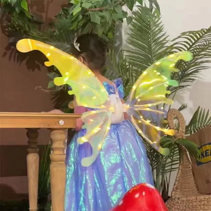Electrical Butterfly Wings Toy With Music Lights Elf Wings Glowing Shi