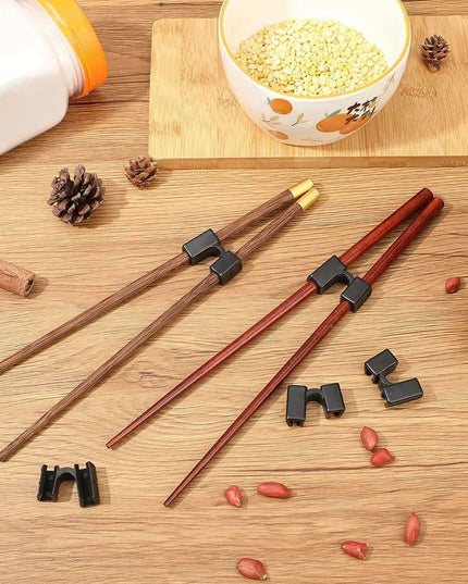 Set of 5 Easy-to-Use Reusable Chopstick Training Helpers - Perfect for Mastering Dining Skills