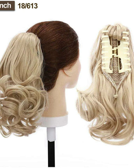 Effortless Glamour Long Wavy Clip-In Ponytail Extension for Instant Transformation