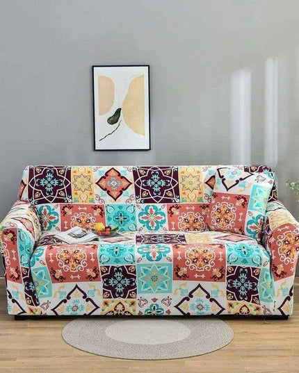Colorful Stretchy Sofa Slipcovers for Loveseats and Sectionals