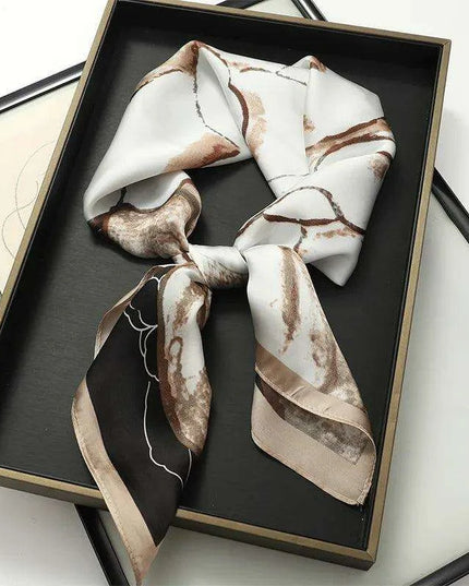 Chic Toddler Elegance: Luxurious 70x70cm Silk Scarf for Ages 6 Months to 4 Years