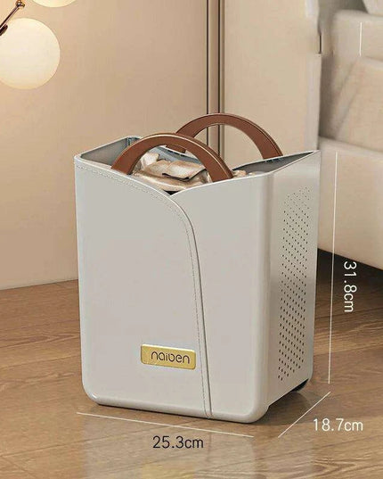 Elegant Space-Saving Laundry Basket for Convenient Organization