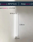 White  L 80cm / Dimmable with remote
