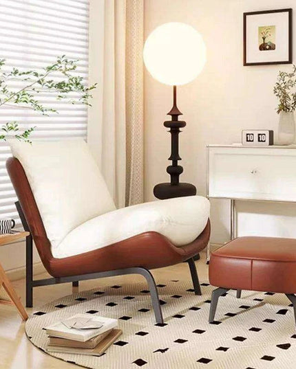 Chic Scandinavian Foldable Lounge Chair - Stylish Comfort for Contemporary Homes