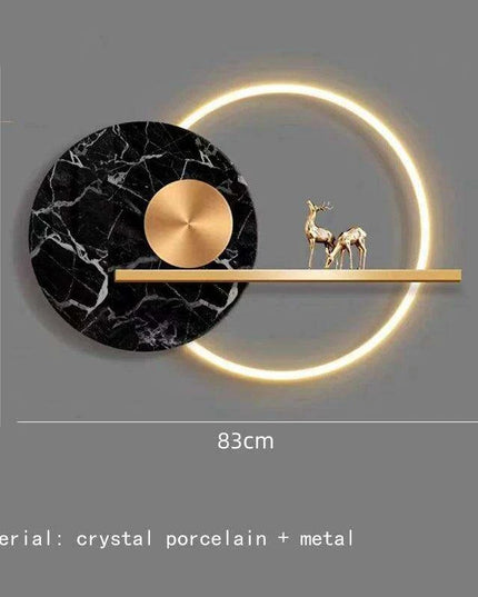 Chic Art Deco LED Wall Sconce: A Stylish Illumination Option for Modern Spaces