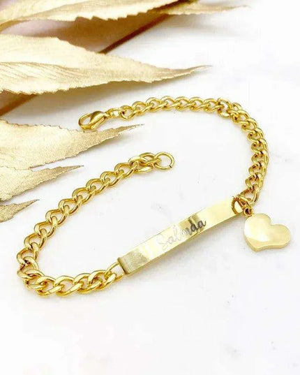 Personalized Engraved Women's Name Bracelet