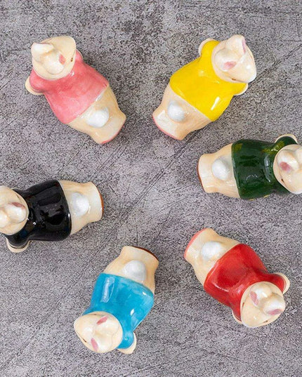 Adorable Japanese Ceramic Rabbit Chopstick Rest for Dining and Home Decor