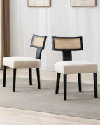 Beige Linen  Black F