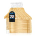 Elegant Wooden Suit Hangers Set of 30 for Ultimate Closet Style