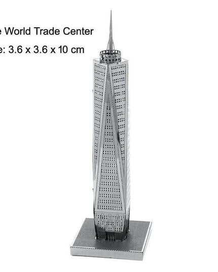 Global Landmark 3D Metal Puzzle Set: Construct and Discover Iconic Structures