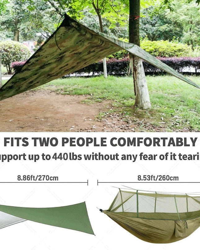 Premium Explorer's Hammock Kit - All-in-One Outdoor Survival Gear