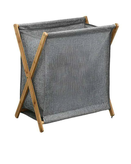 Eco-Friendly Bamboo Foldable Laundry Hamper - Stylish and Space-Saving Storage Solution