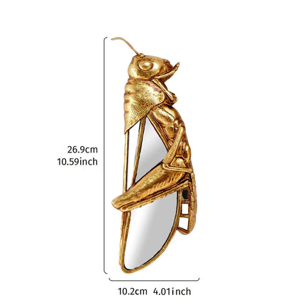 Shop1105754556 Gold Resin Hornet Wall Decoration - Unique Home Decor C