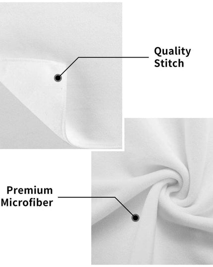 Customizable Luxurious Navy Blue Microfiber Towel - Your Perfect Travel Companion