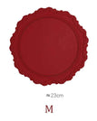 M Red / Silicone / Round