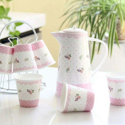 Sophisticated Bone China Tea Set - Classic Vintage Collection