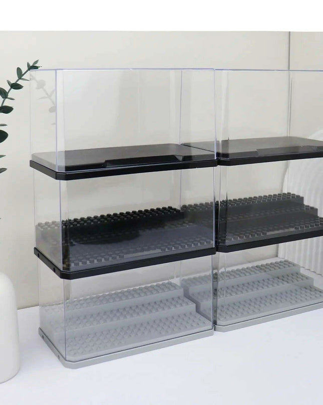 Premium Acrylic Display Case for Model Cars and Building Block Collections