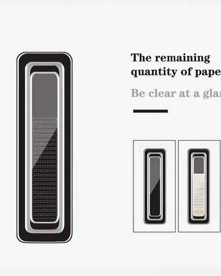 Stylish Wall-Mounted ABS Tissue Dispenser - A Chic Solution for Kitchen and Bathroom Organization