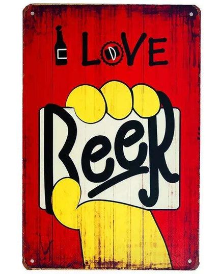 Vintage Cheers Beer Metal Sign - Perfect Wall Art for Bars, Man Caves, and Restaurants