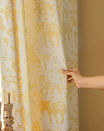Magical Wildlife Blackout Drapes for Kids' Rooms