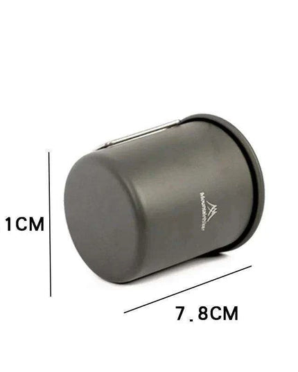 Ultralight Titanium Travel Mug by Widesea - Essential Drinkware for Outdoor Enthusiasts