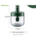 Luxury Spice Container Set with Built-in Spoon Lid and Airtight Organizer Box