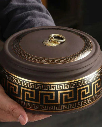 Premium Purple Clay Tea Storage Jar for Optimal Pu'er Tea Preservation