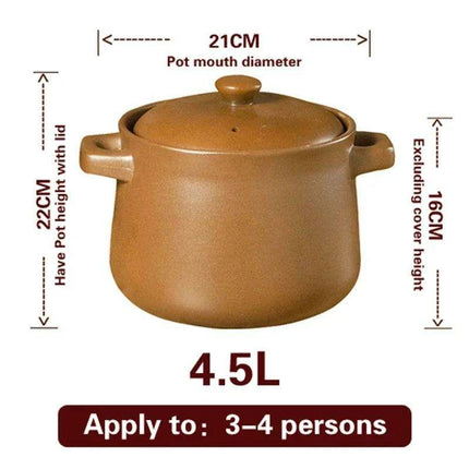 Premium Chinese Hot Pot & Stew Pot for Gas Stoves - Elevate Your Asian Cooking Experience