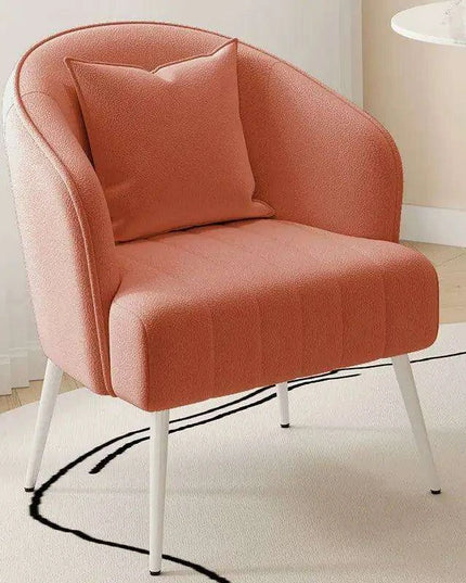 Chic Cream Velvet Lounge Armchair