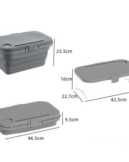 Ultimate All-in-One Picnic Basket for Outdoor Adventures - Compact and Versatile Storage Solution